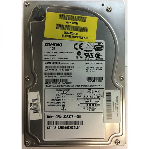 9J8005-025 - Seagate 9.1GB 10K RPM SCSI 3.5" HDD 68 pin