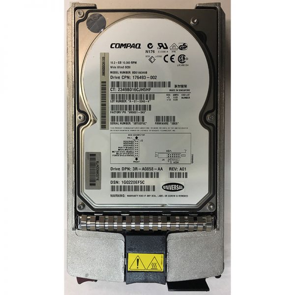 9N9001-043 - Seagate 18GB 10K RPM SCSI 3.5" HDD 80 pin w/ tray