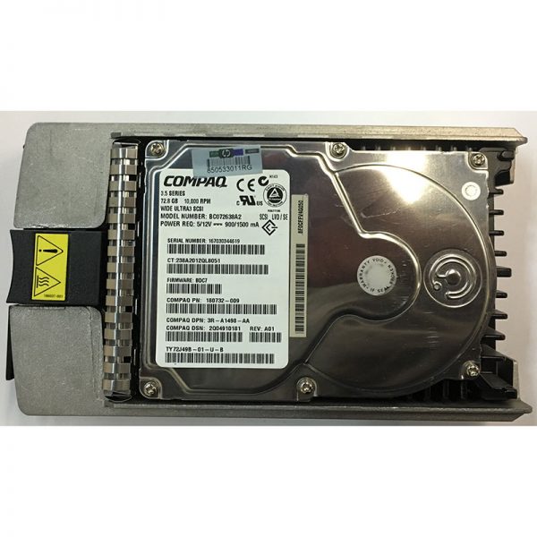 180732-009 - Compaq 73GB 10K RPM SCSI 3.5" HDD w/ tray