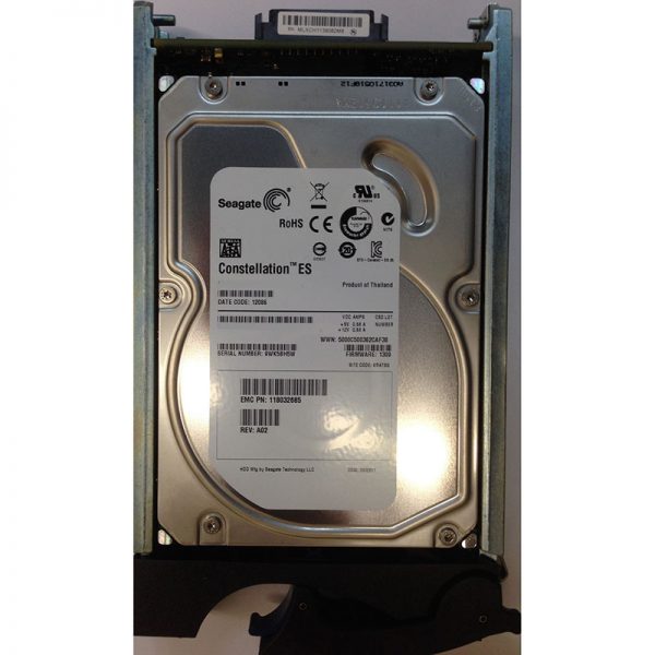 118032685 - EMC 1TB 7200 RPM SATA 3.5" HDD for all CX4's, CX3-80, -40, -40C, -40F, -20, -20C, -20F,- 10C series 15 bay enclosures.