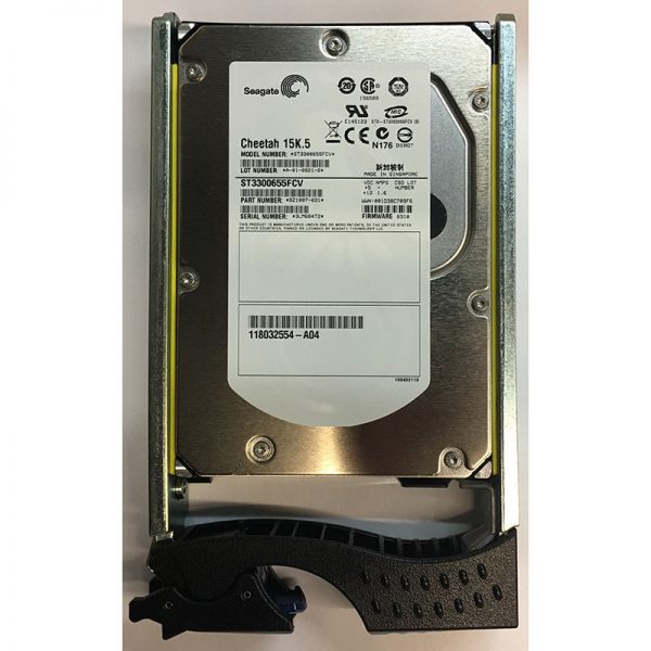 118032554-A04 - EMC 300GB 15K RPM FC 3.5" HDD  for all CX4's, CX3-40, -40C, -40F-20,-20C,- 20F, -10C