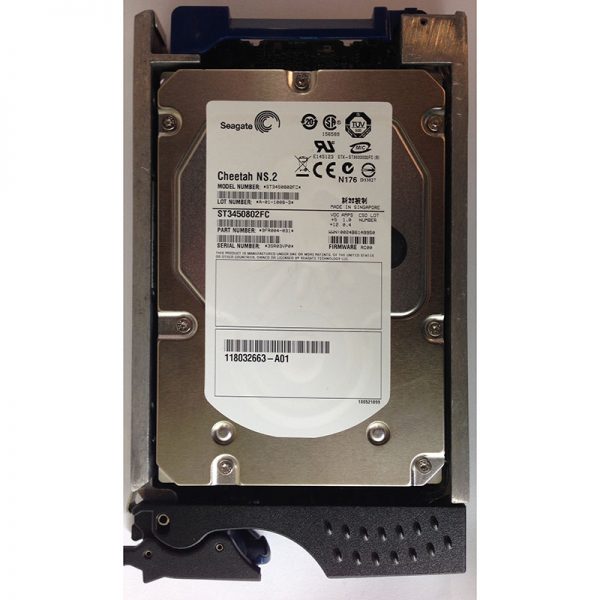 9FR004-031 - EMC 450GB 10K RPM FC  3.5" HDD  for all CX4's, CX3-80, -40, -40C, -40F, -20, 20C, 20F, 10C 15 slot enclosures