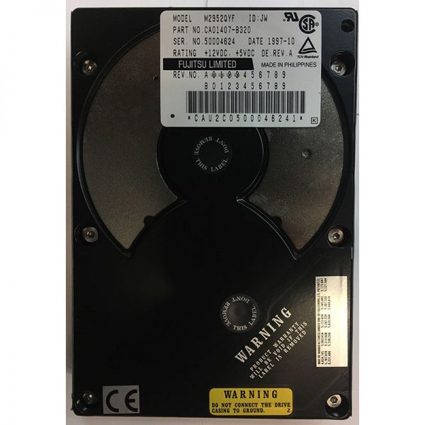 M2952QYF - Fujitsu 2.4GB 7200 RPM SCSI 3.5" HDD 68 pin