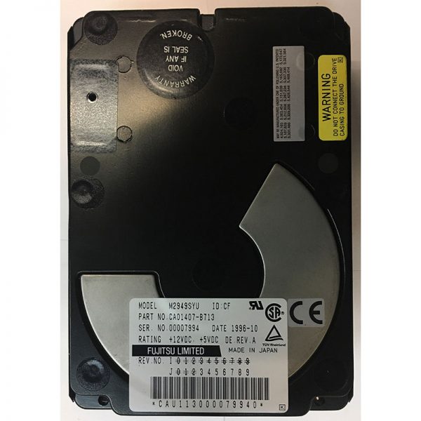 M2949SYU - Fujitsu 9.1GB 7200 RPM SCSI 5.25" HDD 50 pin