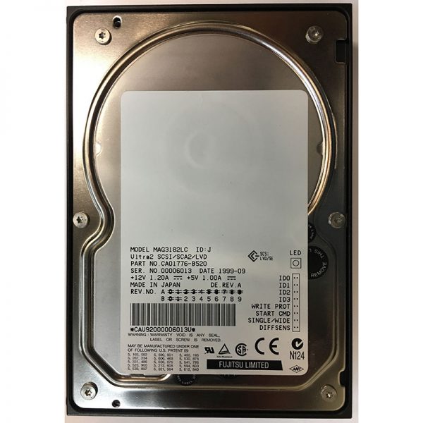 CA01776-B520 - Fujitsu 18GB 10K RPM SCSI 3.5" HDD 80 Pin