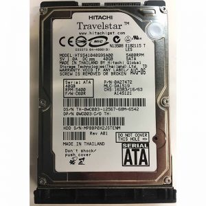 0A27472 - Hitachi 40GB 5400 RPM SATA 2.5" HDD