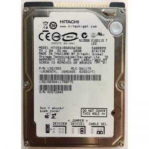 13G1583 - Hitachi 60GB 5400 RPM IDE 2.5" HDD 13G1583 - Hitachi 60GB 5400 RPM IDE 2.5" HDD