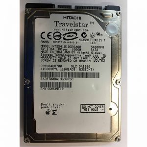 0A28700 - Hitachi 100GB 5400 RPM SATA 2.5" HDD