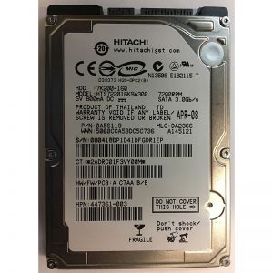 HTS722016K9A300 - Hitachi 160GB 5400 RPM SATA 2.5" HDD