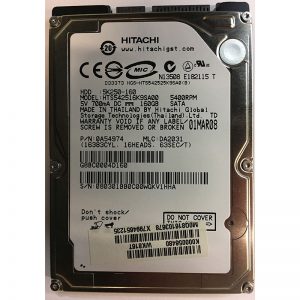 HTS542516K9SA00 - Hitachi 160GB 5400 RPM SATA 2.5" HDD