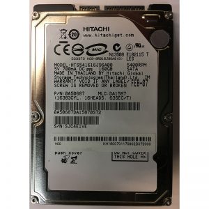 HTS541616J9SA00 - Hitachi 160GB 5400 RPM SATA  2.5" HDD