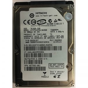 0A58107 - Hitachi 320GB 7200 RPM SATA 2.5" HDD