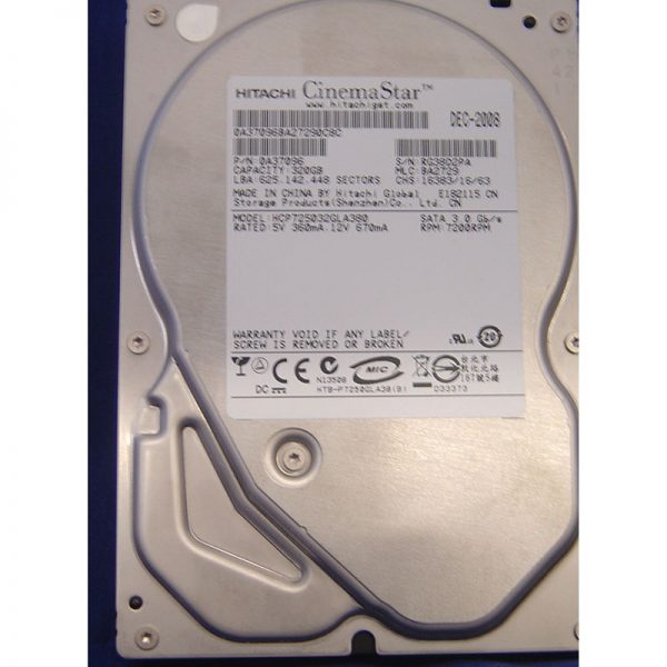 HCP725032GLA380 - Hitachi 320GB 7200 RPM SATA 3.5" HDD