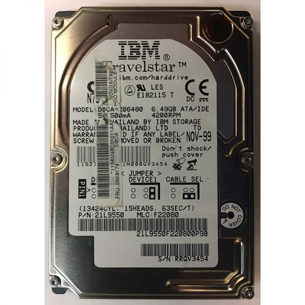05K9174 - IBM 6.4GB 4200 RPM IDE 2.5" HDD
