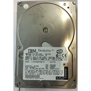 IC35L040AVER07-0 - IBM 40GB 7200 RPM IDE 3.5" HDD