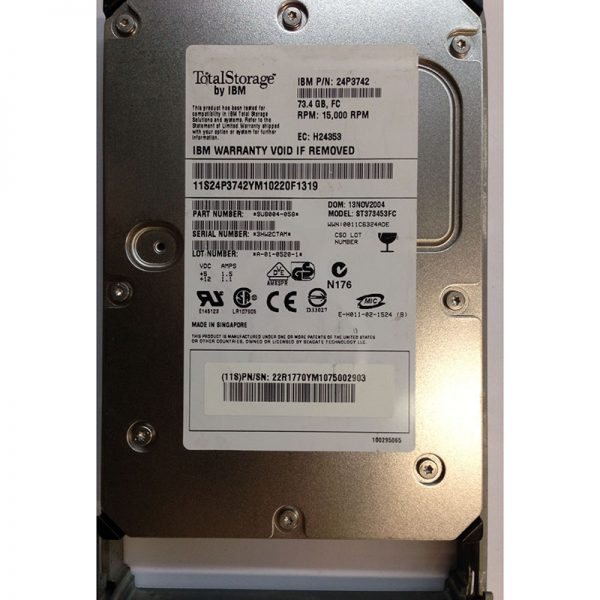 22R1770 - IBM 73GB 15K RPM FC 3.5" HDD w/ tray