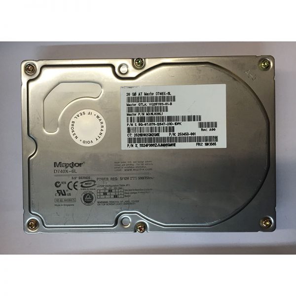 MX6L020L1 - Maxtor 20GB 7200 RPM IDE 3.5" HDD