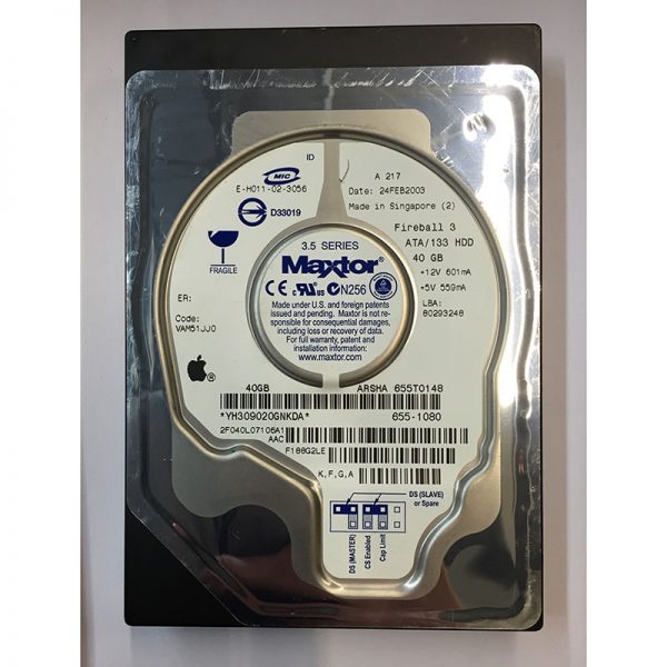 2F040L07106A1 - Maxtor 40GB 5400 RPM IDE 3.5" HDD