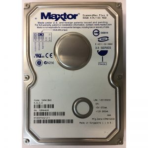 6Y060L0 - Maxtor 60GB 7200 RPM IDE 3.5" HDD