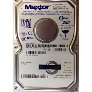 6L080M002725B - Maxtor 80GB 7200 RPM SATA 3.5" HDD