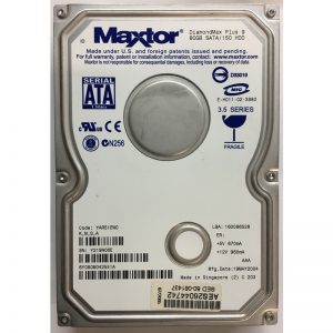 6Y080M042551A - Maxtor 80GB 7200 RPM SATA 3.5" HDD