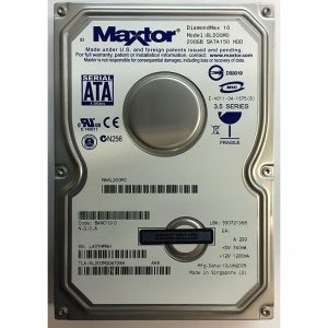 6L200M004724A - Maxtor 200GB 7200 RPM SATA 3.5" HDD