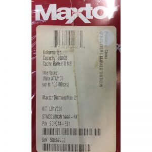 STM302003N1AAA-RK - Maxtor 200GB 7200 RPM IDE 3.5" HDD New retail kit