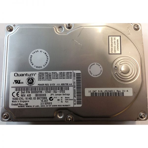 LM10A011 - Quantum 10GB 5400 RPM IDE  3.5" HDD