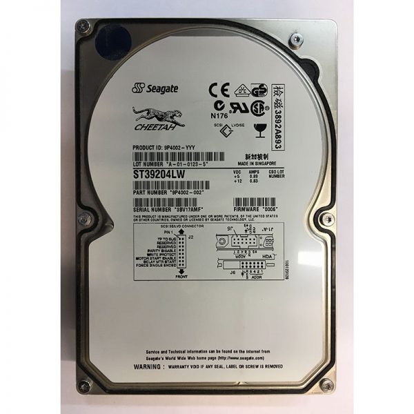 ST39204LW - Seagate 9.1GB 10K RPM SCSI 3.5" HDD U160 68 pin