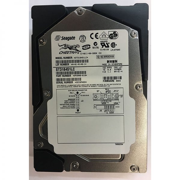 ST318451LC - Seagate 18GB 15K RPM SCSI 3.5" HDD Ultra160 80 pin