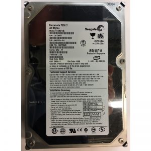 100275520 - Seagate 40GB 7200 RPM IDE 3.5" HDD