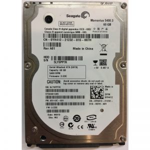 ST960813AS - Seagate 60GB 5400 RPM SATA 2.5" HDD