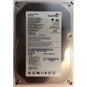 0N0804 - Dell 80GB 7200 RPM IDE 3.5" HDD