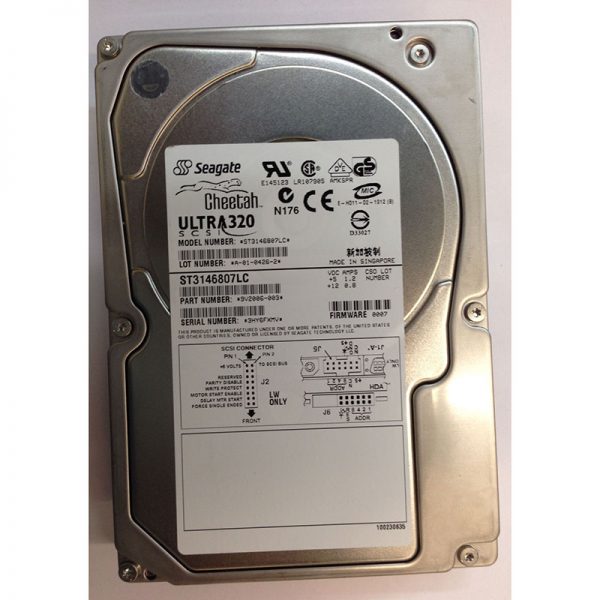 ST3146807LC - Seagate 146GB 10K RPM SCSI  3.5" HDD U320 80 pin