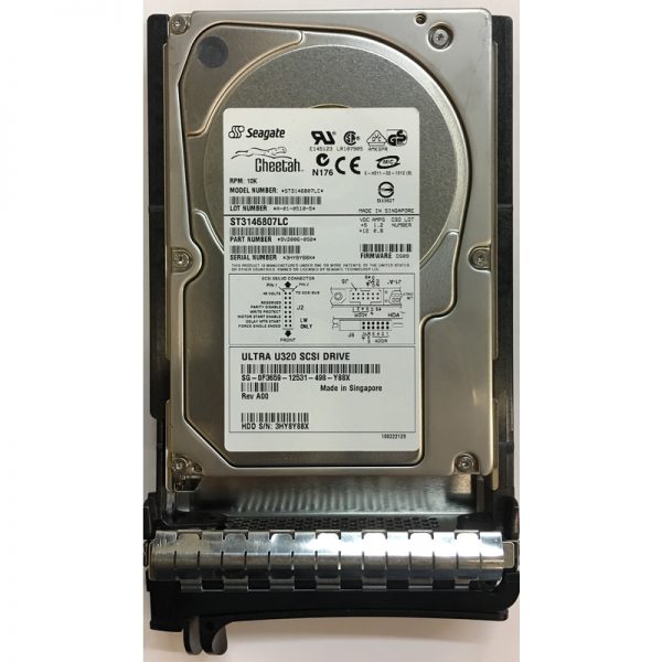 0F3659 - Dell 146GB 10K RPM SCSI 3.5" HDD U320 80 pin with tray