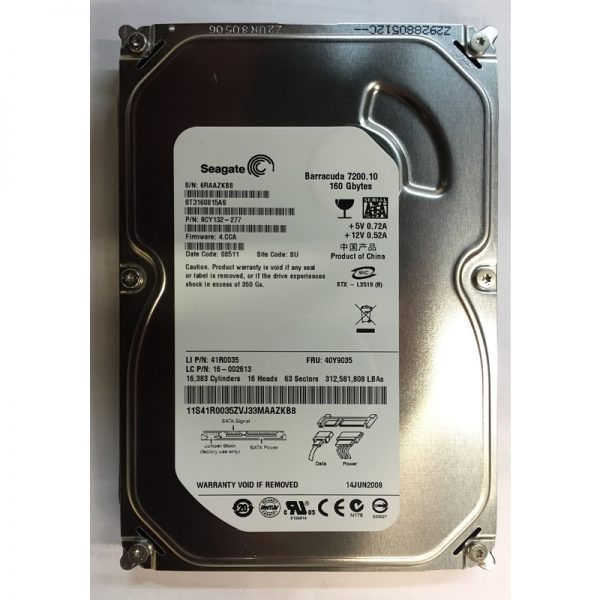 ST3160815AS - Seagate 160GB 7200 RPM SATA 3.5" HDD