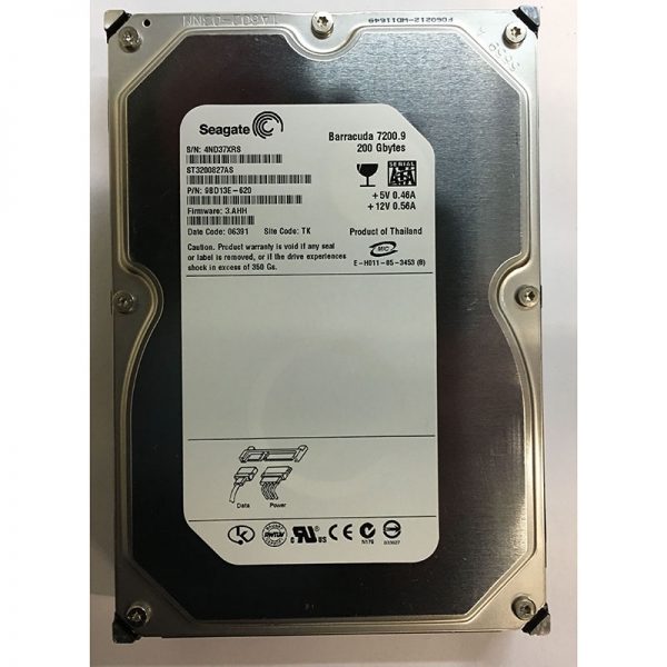 9BD13E-620 - Seagate 200GB 7200 RPM SATA   3.5" HDD