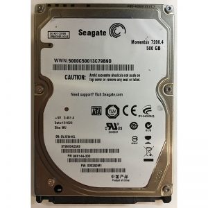 9HV144-300 - Seagate 500GB 7200 RPM SATA 2.5" HDD
