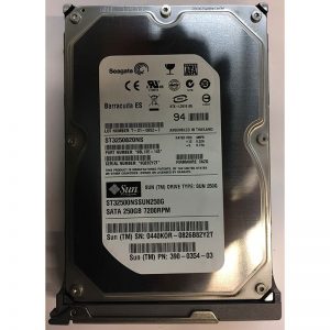 9BL13E-145 - Seagate 250GB 7200 RPM SATA 3.5" HDD w/ tray Sun 390-0354-03 version