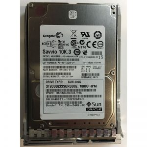 ST930003SSUN300G - Sun 300GB 10K RPM SAS 2.5" HDD w/ tray