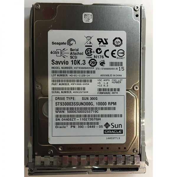 540-7869-01 - Sun 300GB 10K RPM SAS 2.5" HDD w/ tray