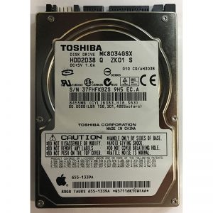 HDD2D38 - Toshiba 80GB 5400 RPM SATA 2.5" HDD