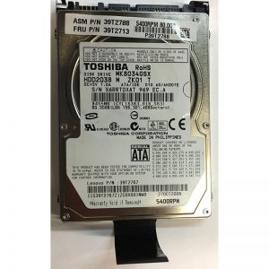 39T2788 - Lenovo 80GB 5400 RPM SATA 2.5" HDD