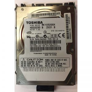 MK1032GSX - Toshiba 100GB 5400 RPM SATA 2.5" HDD