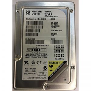 WD205AA  - Western Digital 20GB 5400 RPM IDE 3.5" HDD