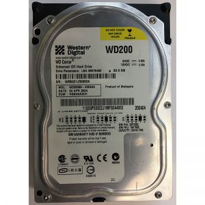 WD200BB-23DEA0 - Western Digital 20GB 7200 RPM IDE 3.5" HDD