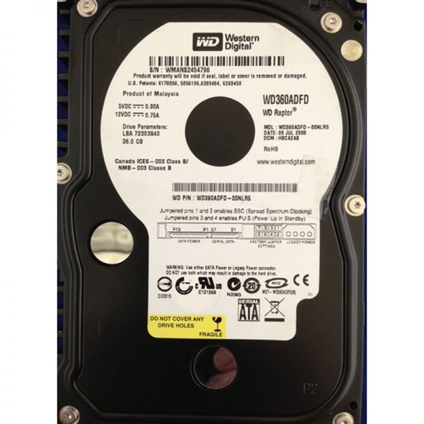 WD360ADFD - Western Digital 36GB 10K RPM SATA 3.5" HDD