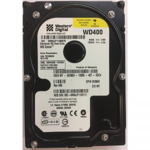 WD400BB-75FRA0 - Western Digital 40GB 7200 RPM IDE 3.5" HDD