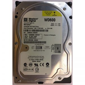 WD600BB-00DKA0 - Western Digital 60GB 7200 RPM IDE 3.5" HDD
