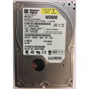 WD600BB-75CAA0 - Western Digital 60GB 7200 RPM IDE 3.5" HDD